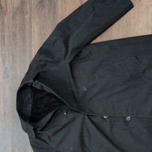 Koratron VTG Men's Size 40 Black All Weather Thoroughbred Coat Trench Coat
